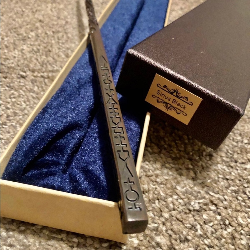 LAST ONE Metal Core Sirius Black Wand from Harry Potter